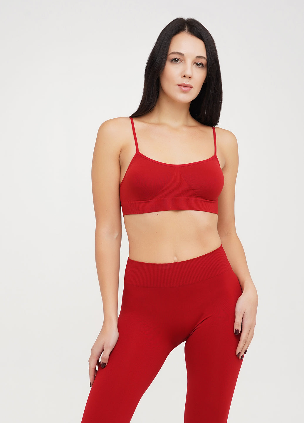 Seamless Cami Bra in Wine