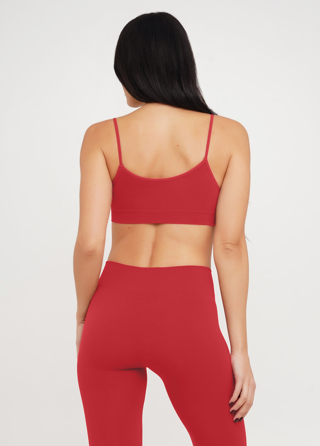 Seamless Cami Bra in Red