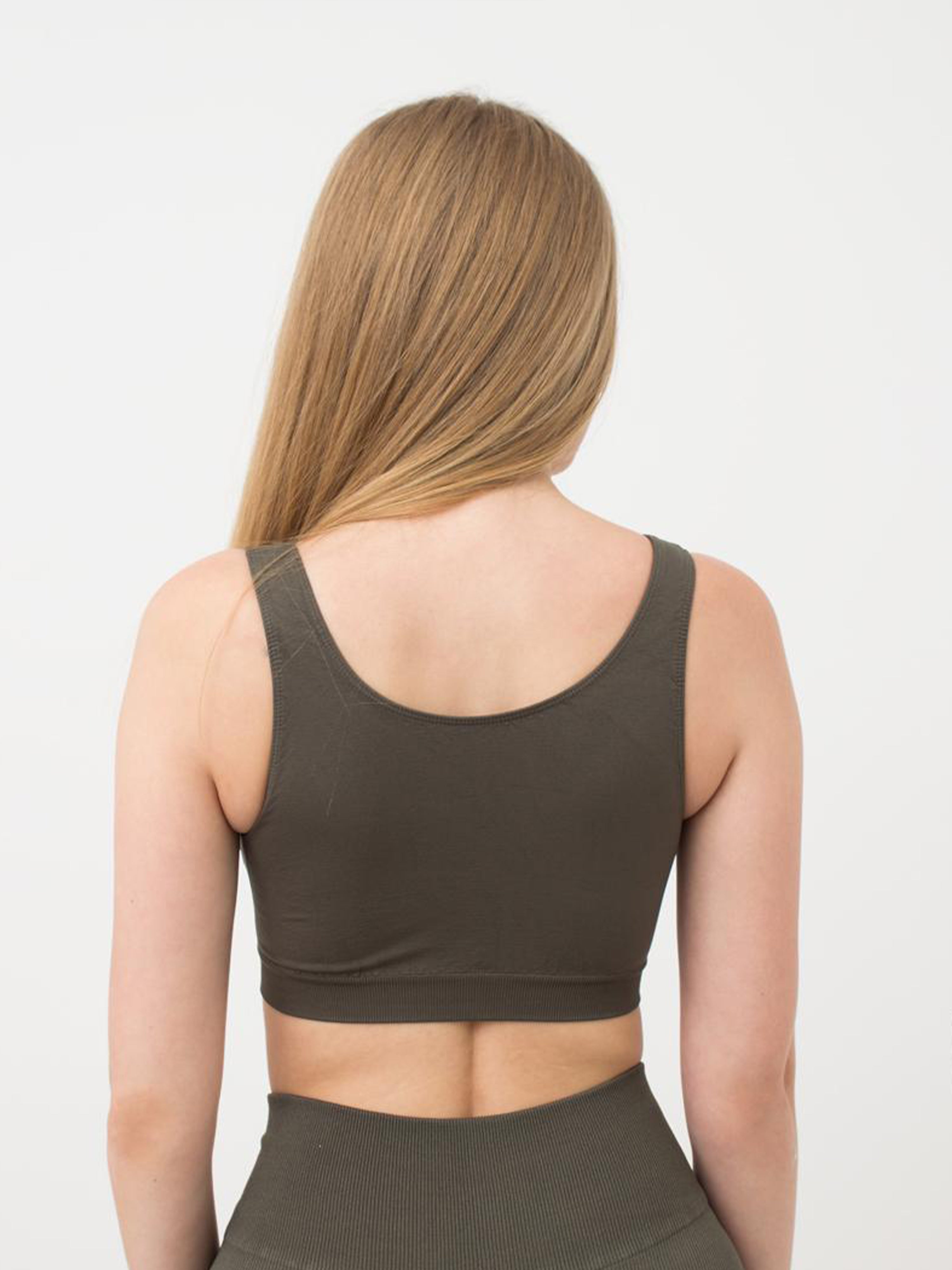 Seamless Wellness Bra in Khaki