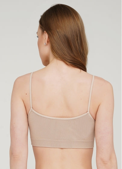 Seamless Cami Bra in Beige