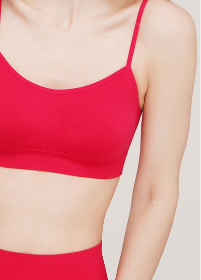 Seamless Cami Bra in Deep Pink