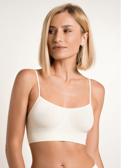 Seamless Cami Bra in Vanilla