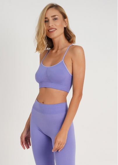 Seamless Cami Bra in Violet