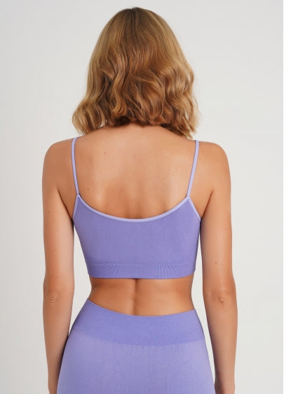 Seamless Cami Bra in Violet