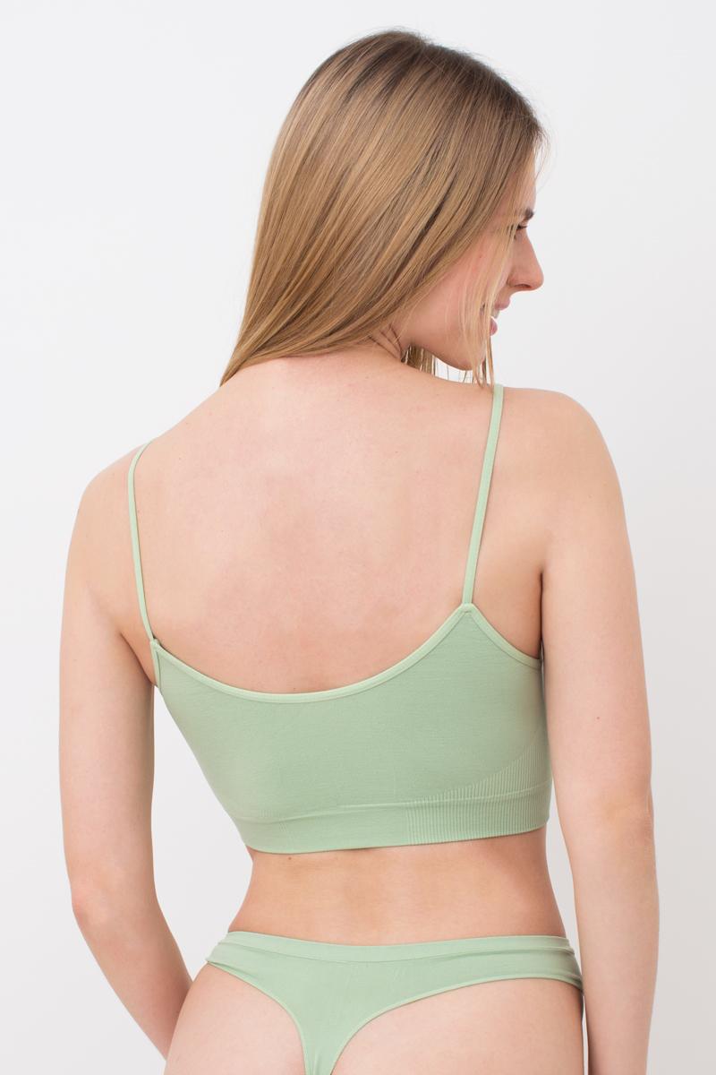 Seamless Cami Bra in Light Green