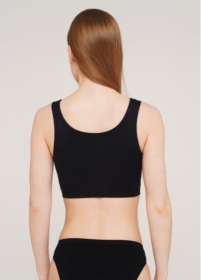 Seamless Wellness Bra in Black