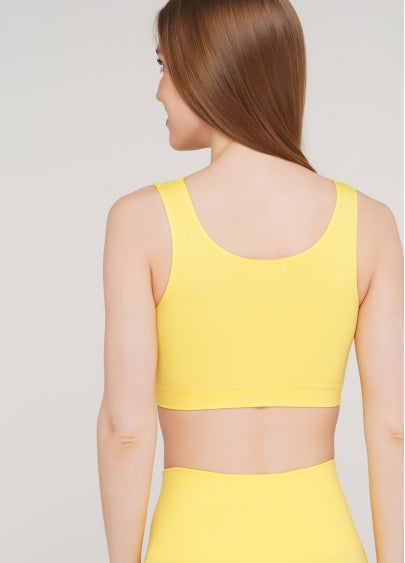 Seamless Wellness Bra in Sunshine Yellow