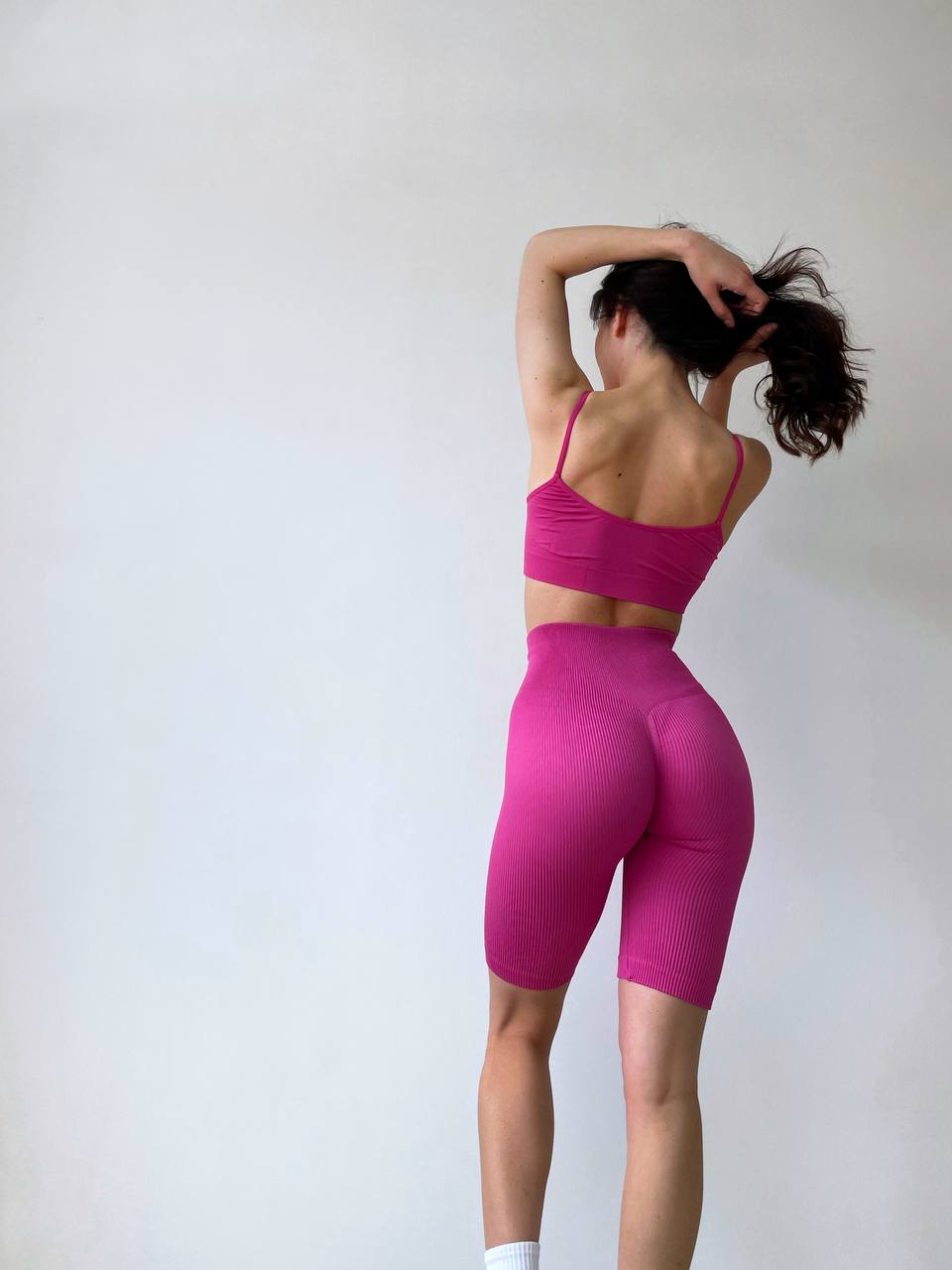 Seamless Cami Bra in Fuchsia